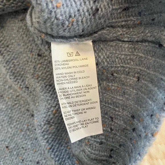 Saks Fifth Avenue Wool Men's Blue Sweater